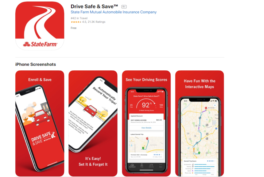 State Farm Usage-based app