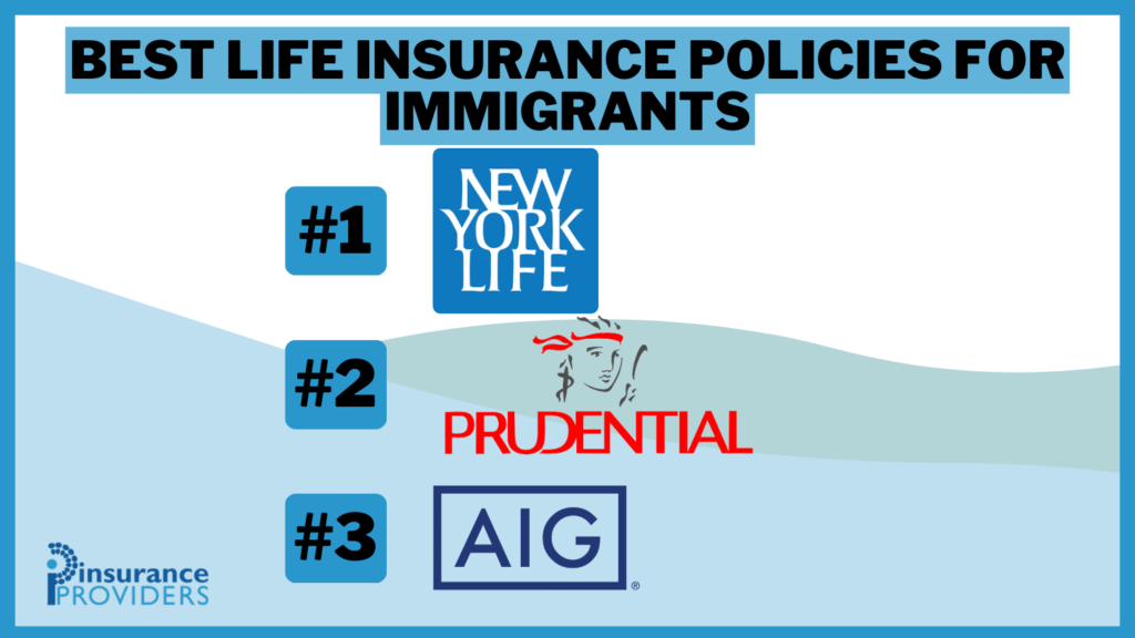 Best Life Insurance Policies for Immigrants in: New York Life, Prudential and AIG