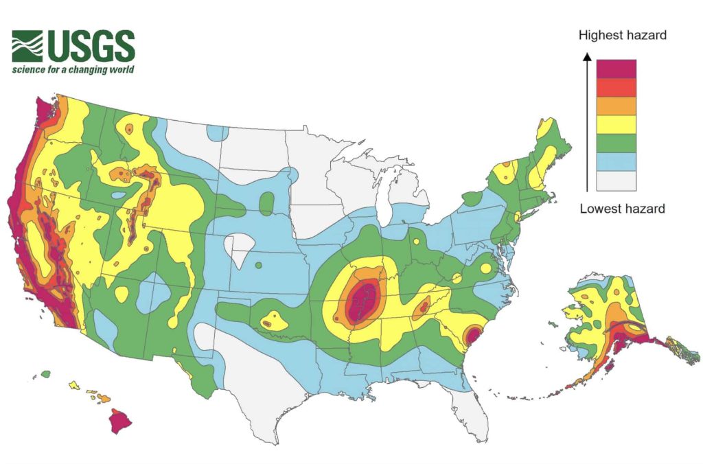 USGS Seismic Hazard Map